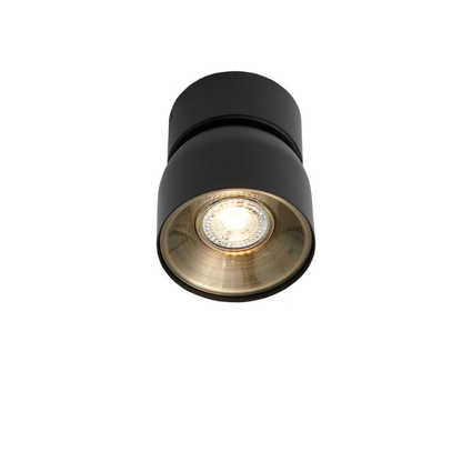 Black GU10 Rotatable Surface Mount Downlight- Pitcher Series