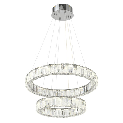 RIAS 2 TIER PENDANT-CHROME