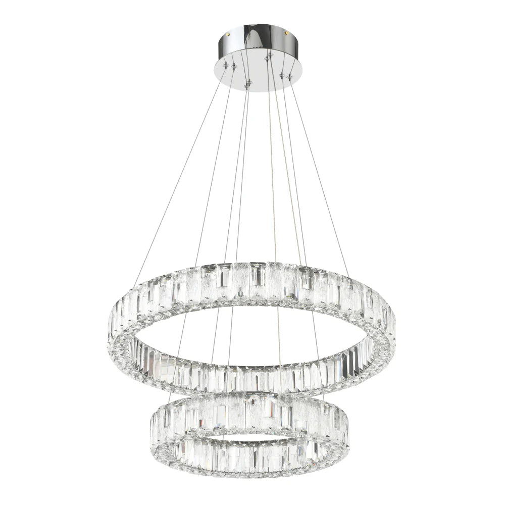 RIAS 2 TIER PENDANT-CHROME