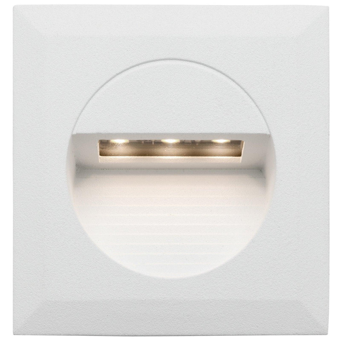 Rye Square LED Step Wall Light - White