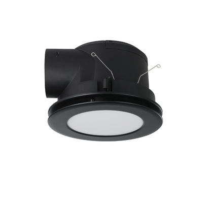 Samba Exhaust Fan With Led Light- Black Round)