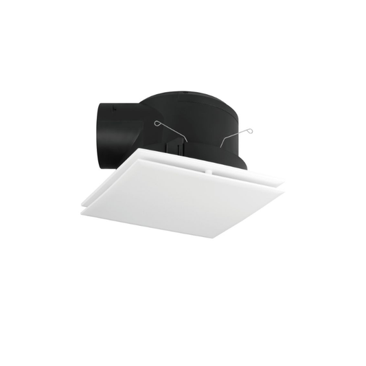 Samba Square Exhaust Fan- White (Square)