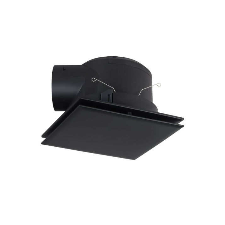 Samba Square Exhaust Fan- Black (Square)