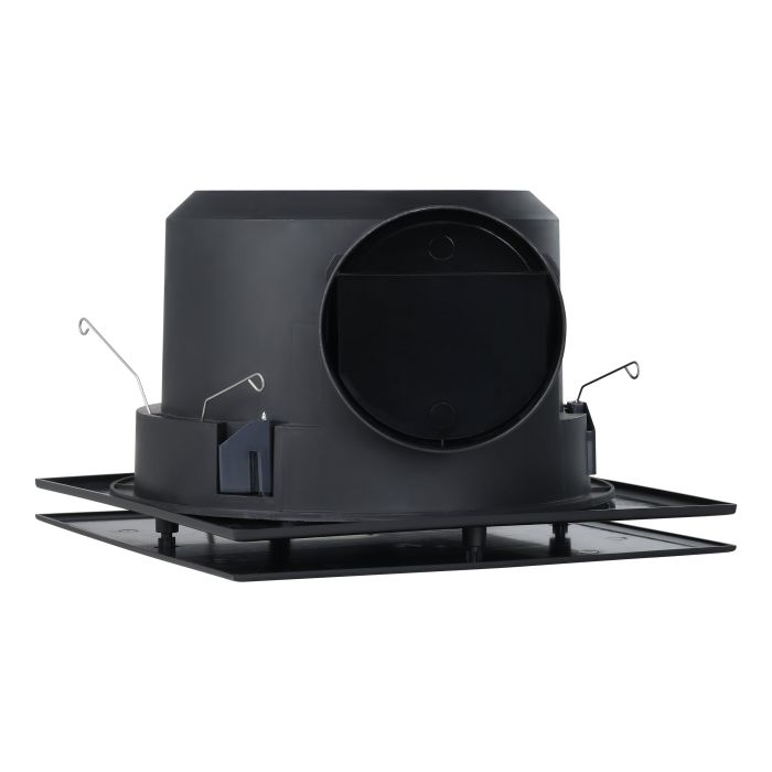 Samba Square Exhaust Fan- Black (Square)