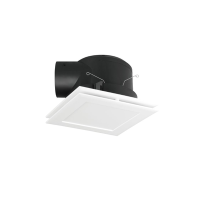 Samba Square Exhaust Fan With Led Light- White (Square)