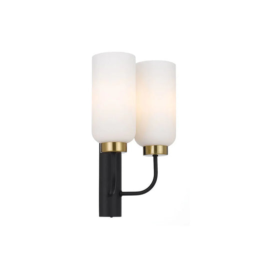 SEBRING 2 LIGHTS WALL LIGHT-Black Opal Matt