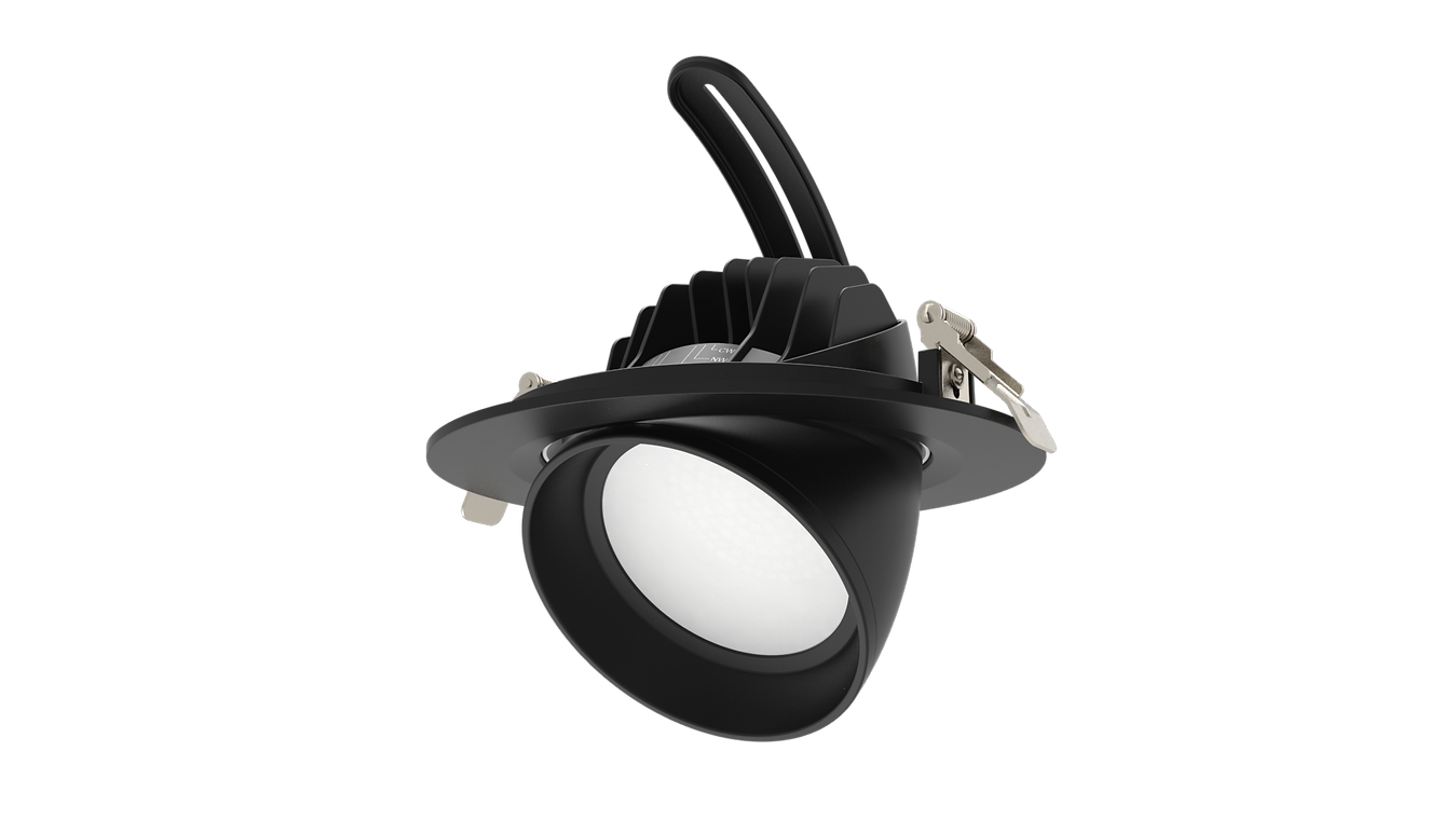 3A SFR006-Black-Dual Wattage(32W/38W) Downlight