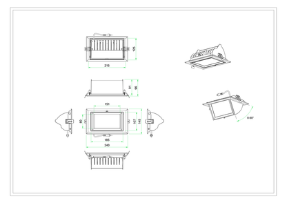 Shop Fitter- SFS009- White- Dual Wattage(30W/38W)