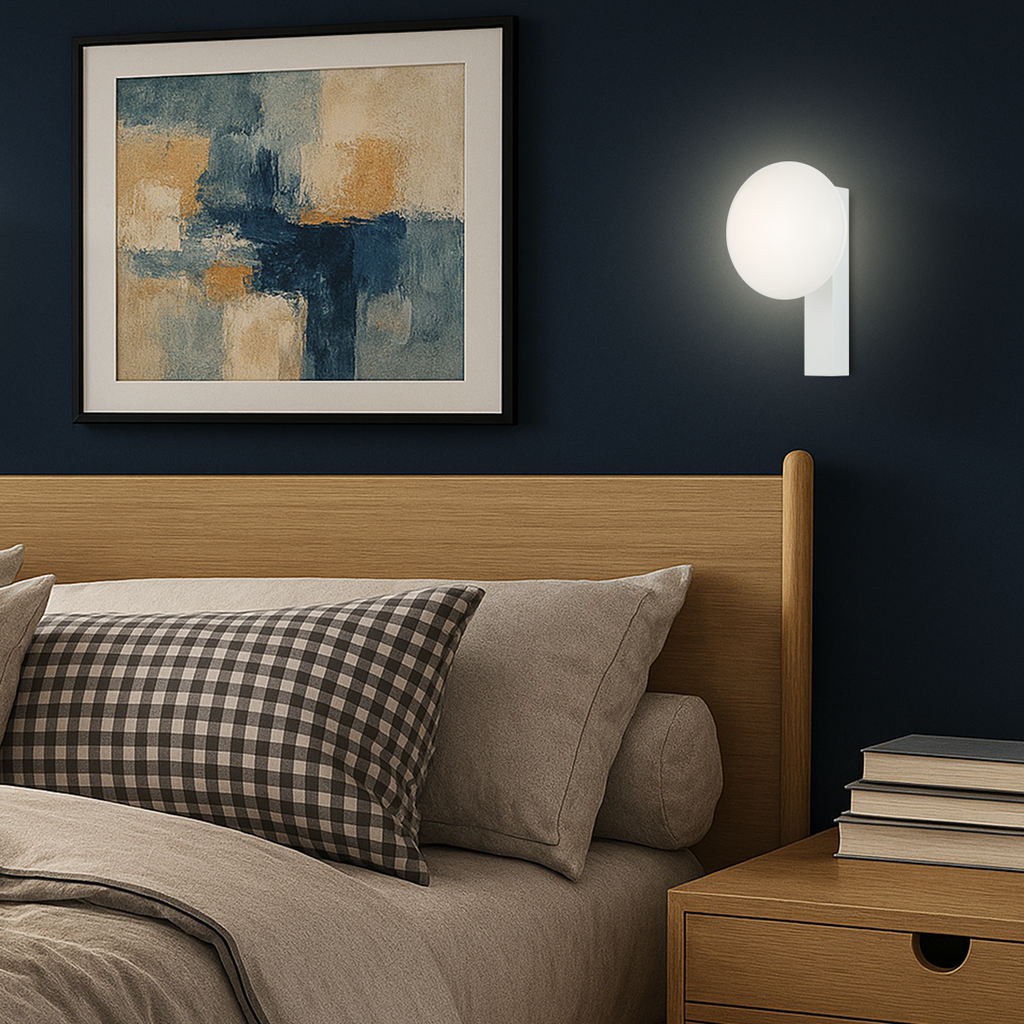 SKYLA Touch Wall Light - White / Opal