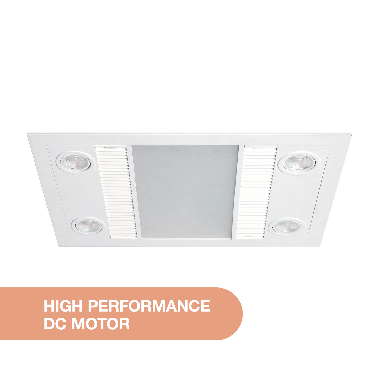 Linux DC – 3 in 1 Bathroom Heater and Exhaust Fan with Tricolour LED Light