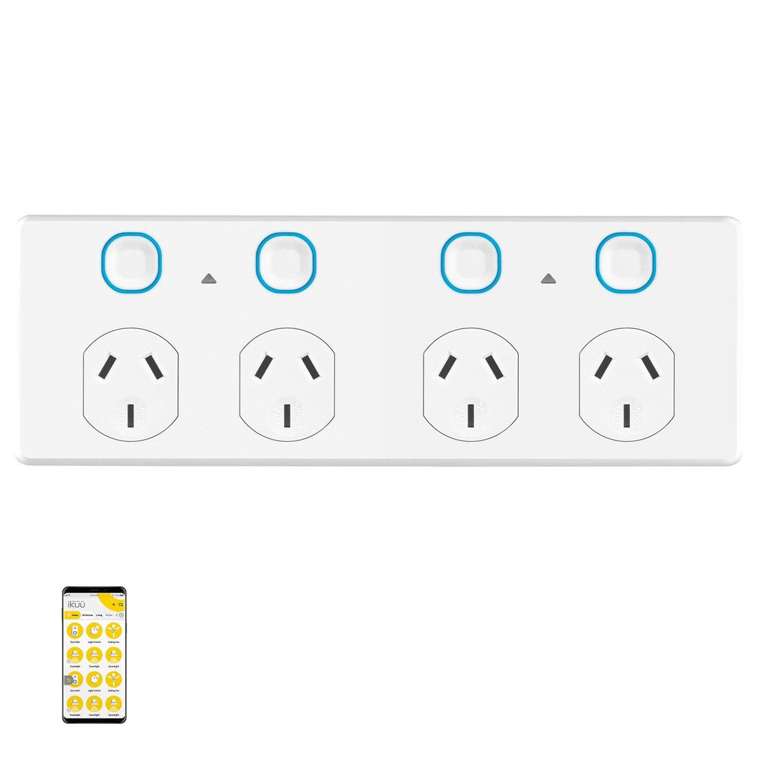 Ikuü Smart Zigbee Quad Power Point