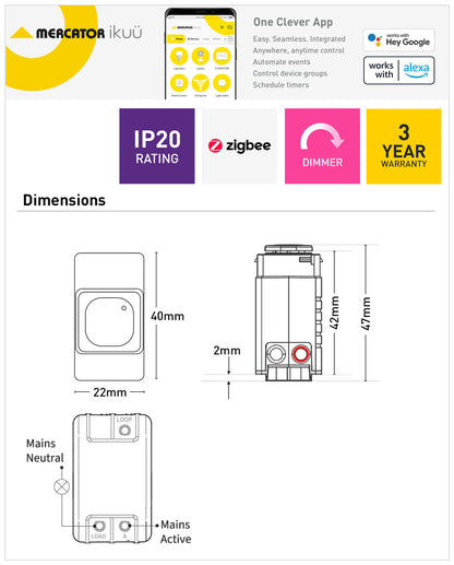 Ikuü Smart Zigbee Dimmer Mechanism