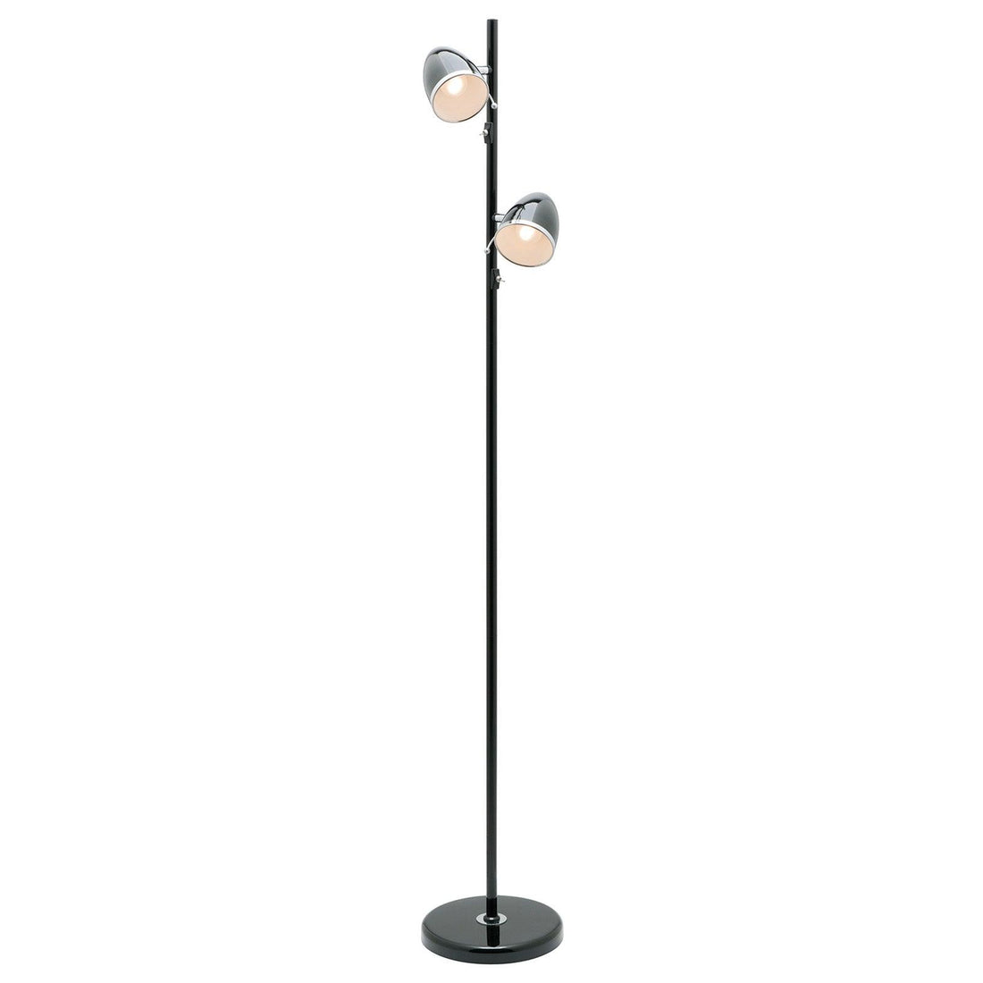 Sara 2 Light Floor Lamp - Black