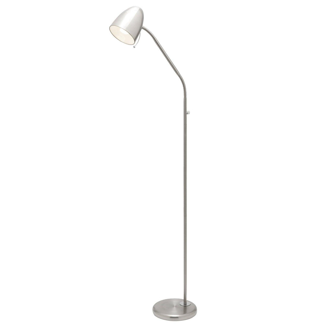 Sara Floor Lamp - Brushed Chrome