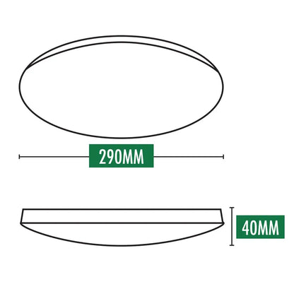 Saul-290 Dimmable LED Ceiling Light