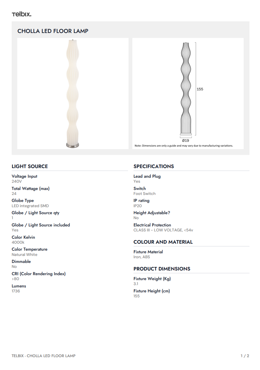 Cholla Floor Lamp