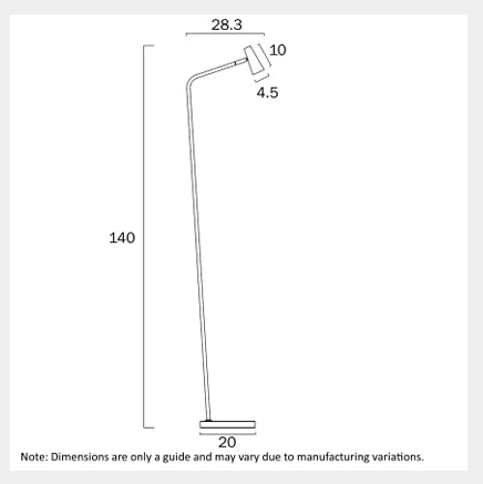 BEXLEY Floor Lamp - Black