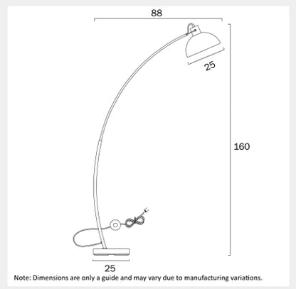 BEXLEY Floor Lamp - Chrome