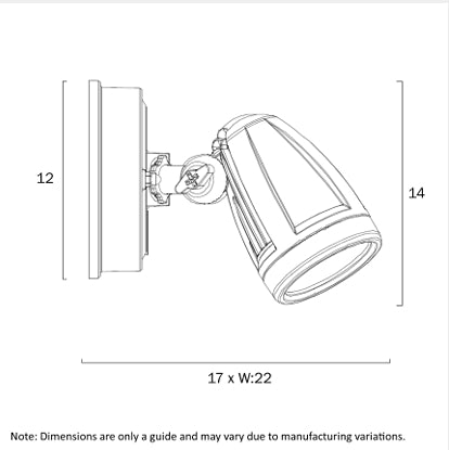 ILLUME Twin Exterior LED Spotlight - Silver