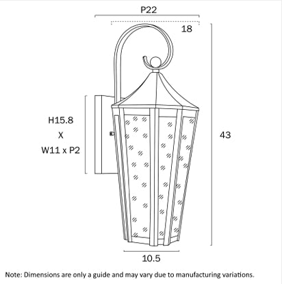 MARQUES Exterior Wall Light