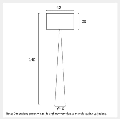 LOVISA Floor Lamp - WALNUT
