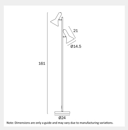 HYVIK Floor Lamp - Nickel
