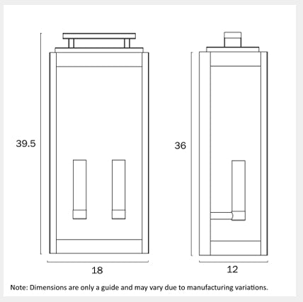 TRUMAN Twin Exterior Wall Light - White