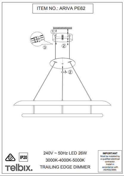 Ariva 62 Pendant Light