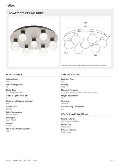 Invar 7 Light CTC