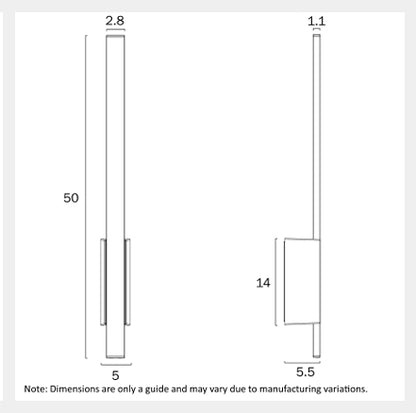 MASTO Single LED Wall Light - White