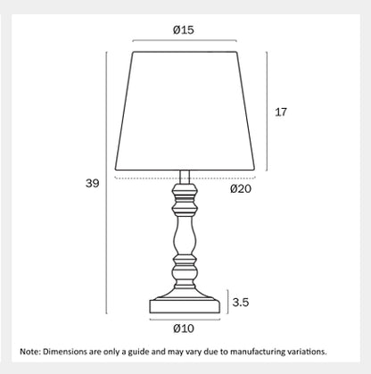 VIDA Table Lamp - Antique Gold