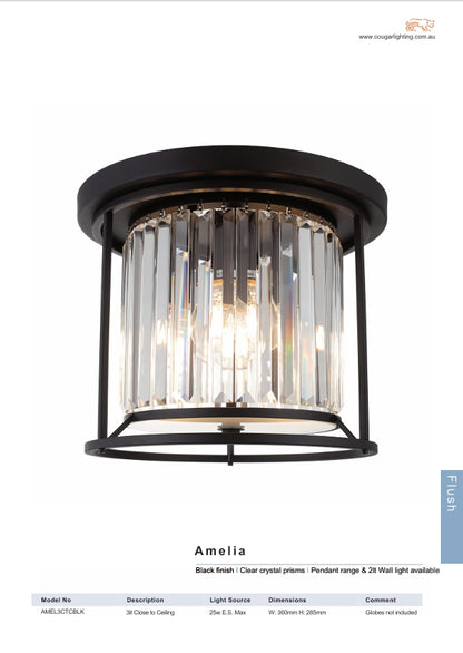 Amelia 3lt Close To Ceiling