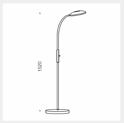 VERIK Floor Lamp - White