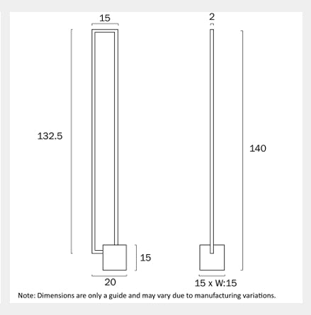 MODRIC Floor Lamp - Black/Gold