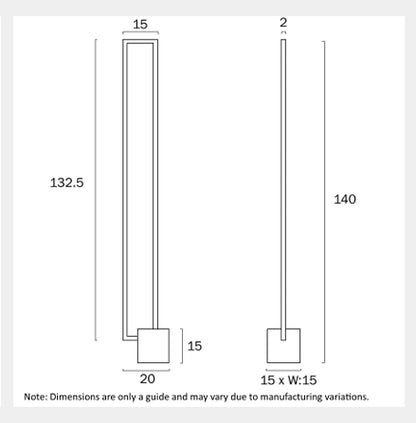 MODRIC Floor Lamp - Black/Gold