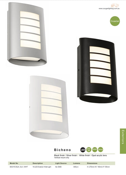 Bicheno LED Wall Light - Black