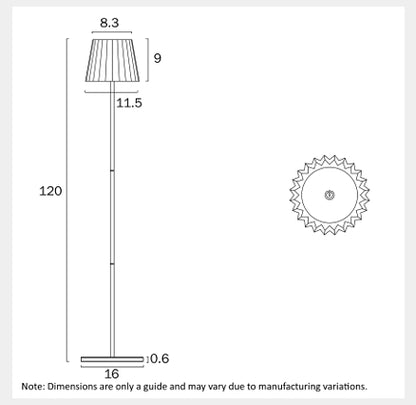 MINDY LED Rechargeable Floor Lamp - White