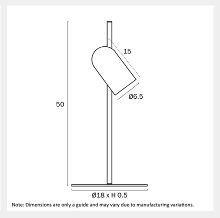 KINDLE Table Lamp - Wood/Black