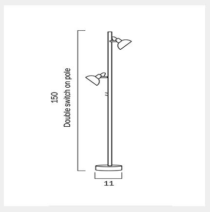 CARSON Floor Lamp - Nickel