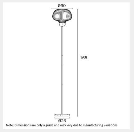 VYBOR Floor Lamp - Beige