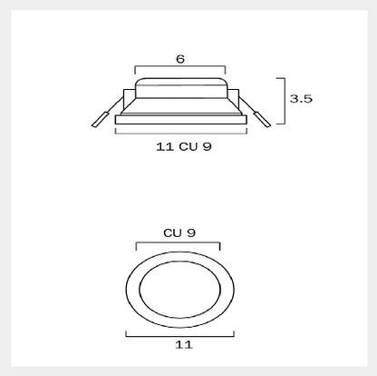 POD 110 G2 LED Downlight - Nickel