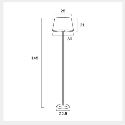 JAXON Floor Lamp - White/Green