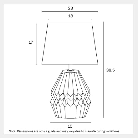 GREET Table Lamp - Black/White