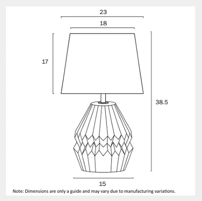 GREET Table Lamp - Black/White