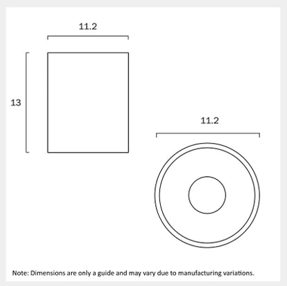 KEON 20W LED Surface Mounted Downlight Dimmable - Black