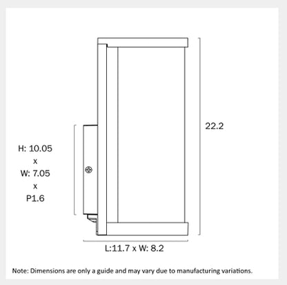 THIRLO Exterior Wall Light - White