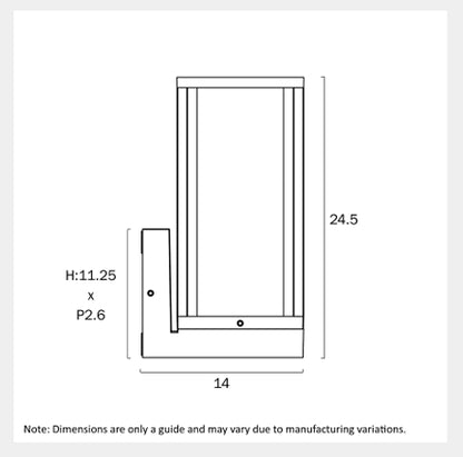 BELMIN Exterior Wall Light - Black