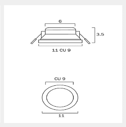 POD 110 G2 LED Downlight - Nickel