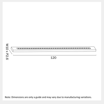 OPTIKA 120CM 36W 3CCT LED Batten Ceiling Light - White