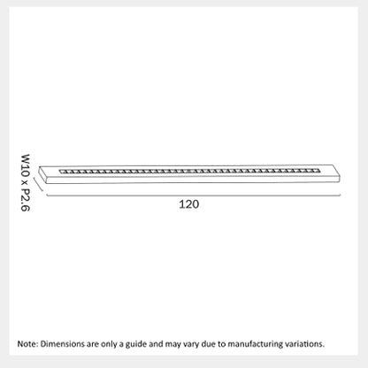 OPTIKA 120CM 36W 3CCT LED Batten Ceiling Light - White